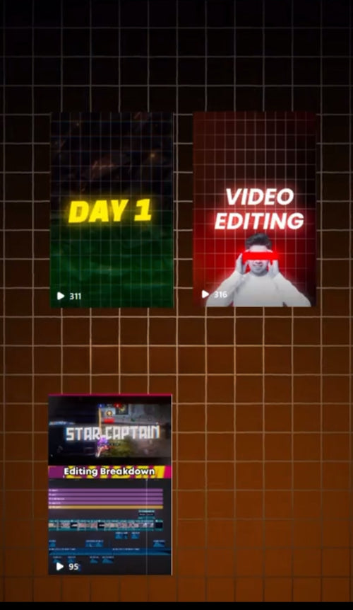 Short form content editing